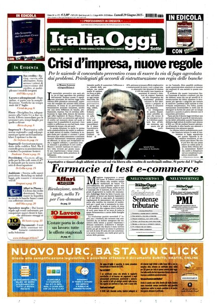 Italia oggi : quotidiano di economia finanza e politica